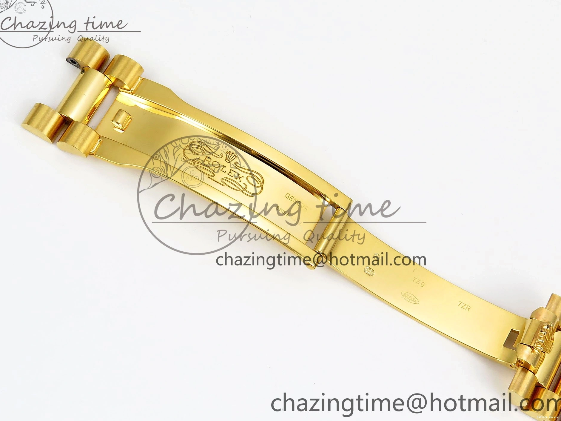 1225 WrinkleFree DayDate 40 228238 ARF 904L Steel YG Crystal Diamonds Bezel on President Bracelet VR 1550